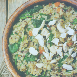 HIGH PROTEIN VEG RECIPES WITH SPINACH AND QUINOA