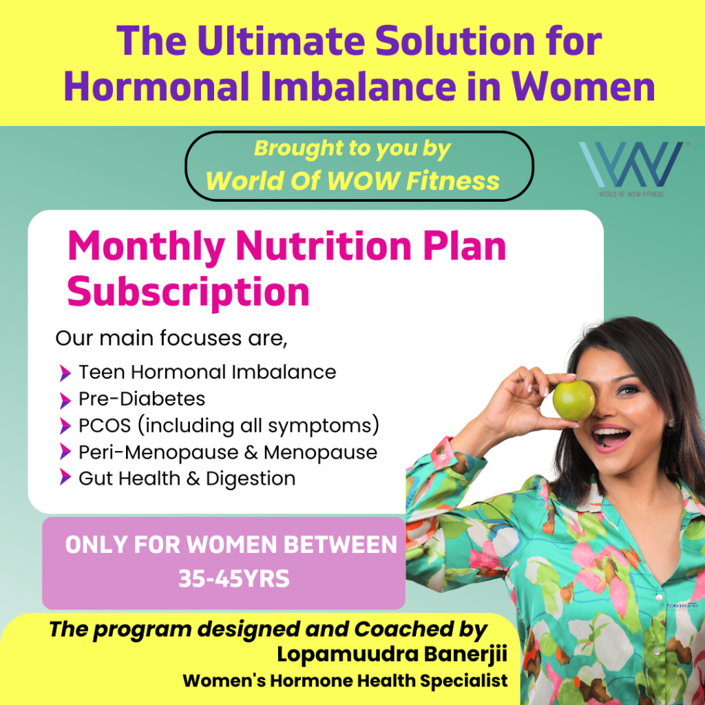 Monthly Nutrition program World of WOW Fitness